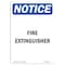 Signmission OSHA Notice, 7" Height, Fire Extinguisher Sign, 7" X 5", Portrait OS-NS-D-57-V-12606 - alternate 1